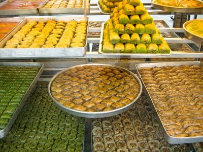 Boutique de baklava à Istanbul