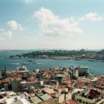 Corne d'Or se jetant dans le Bosphore