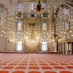 Intérieur de la Mosquée Bleue